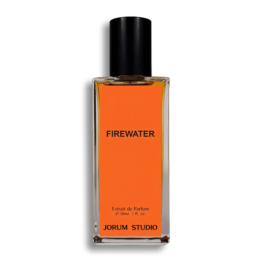 Product shot of Firewater by Jorum Studio