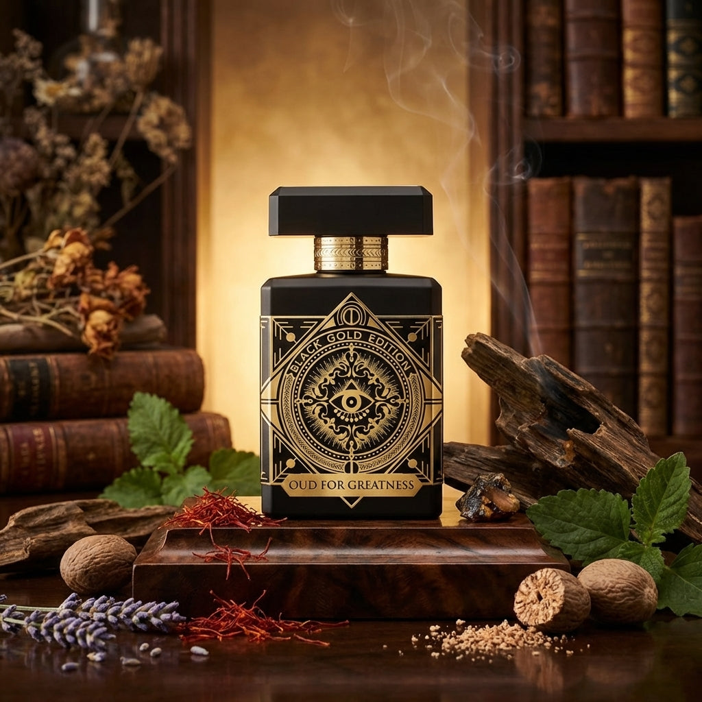Atmospheric scene of Oud for Greatness by Initio