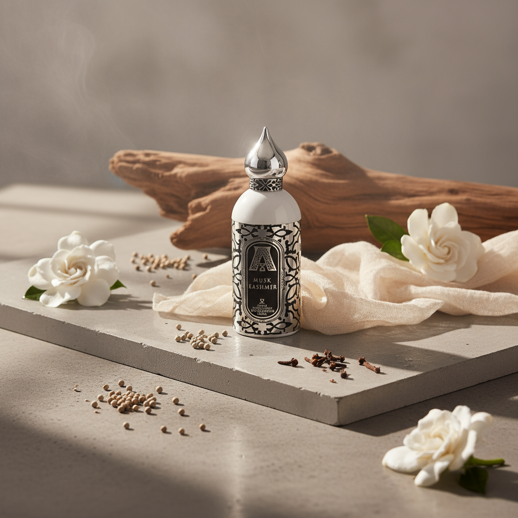 Atmospheric scene of Musk Kashmir by Attar Collection