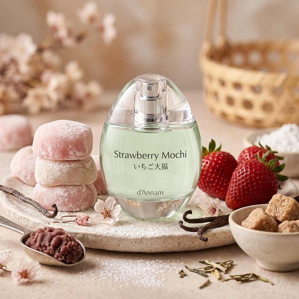 Atmospheric scene of Strawberry Mochi by d'Annam
