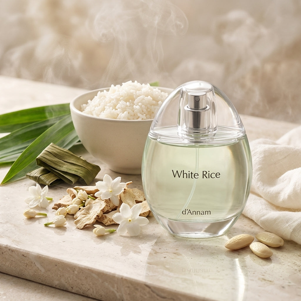 Atmospheric scene of White Rice by d'Annam