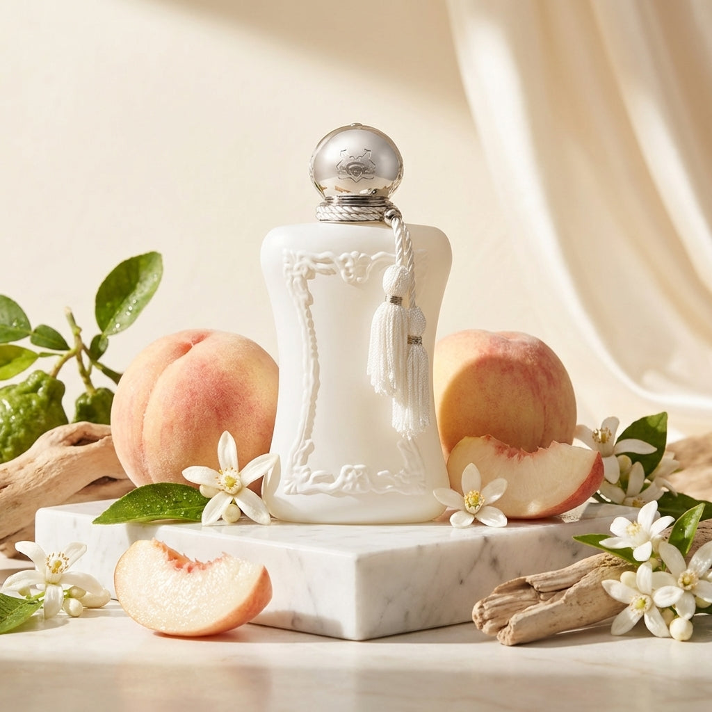 Atmospheric scene of Valaya by Parfums de Marly