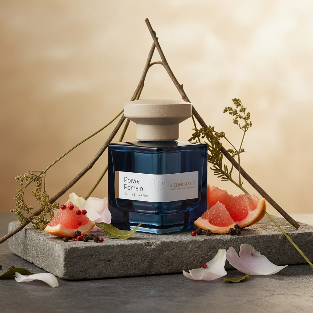 Atmospheric scene of Poivre Pomelo by Atelier Materi