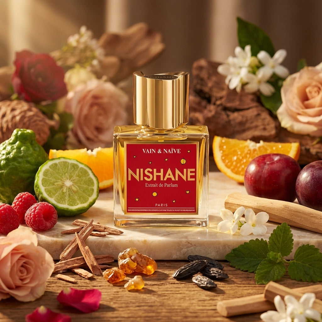 Atmospheric scene of Vain & Naïve by Nishane