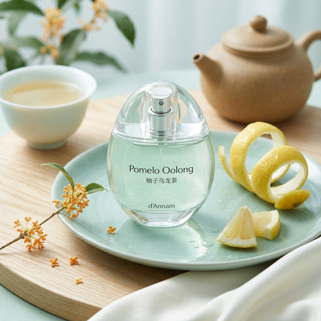 Atmospheric scene of Pomelo Oolong by d'Annam