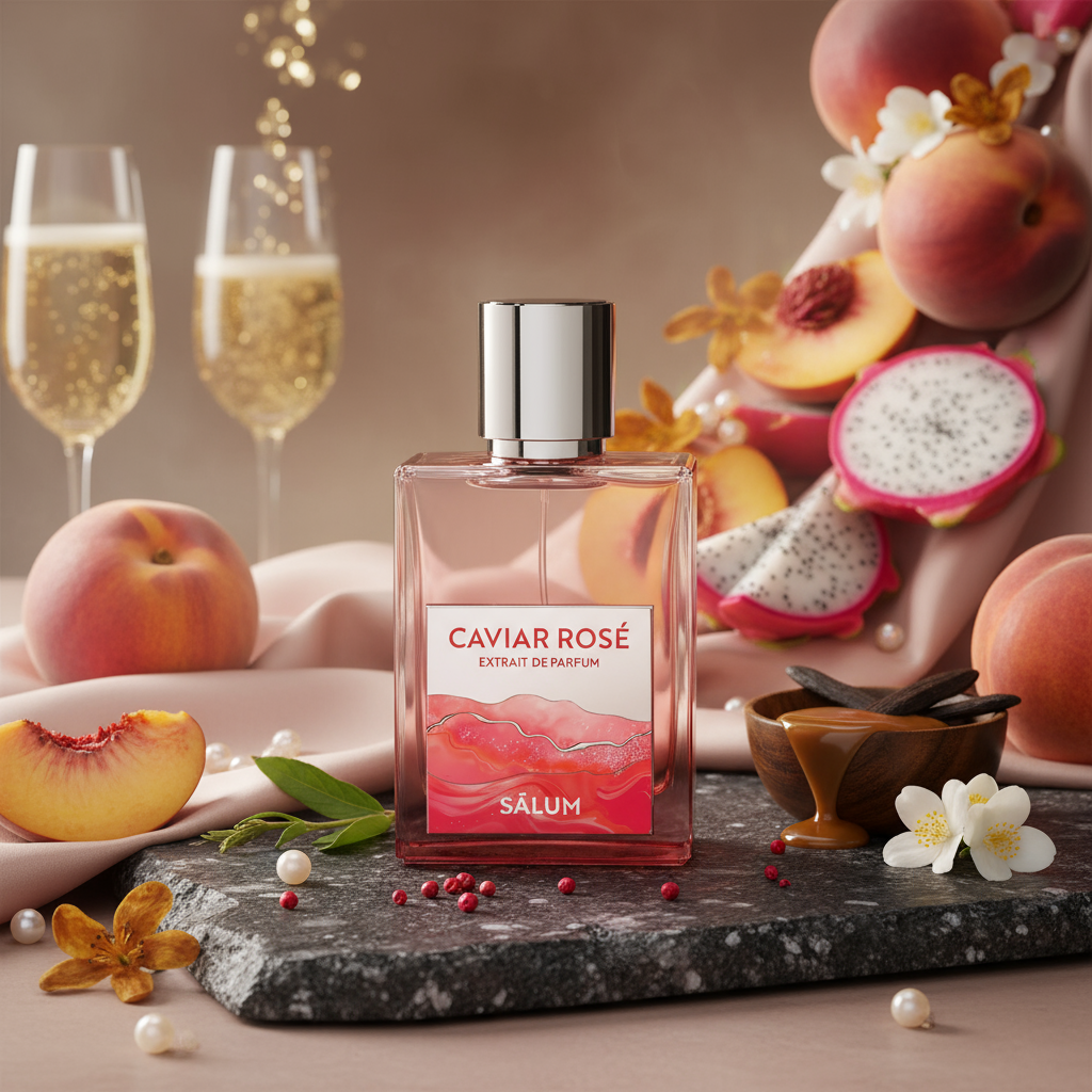 Atmospheric scene of Caviar Rosé by Sãlum
