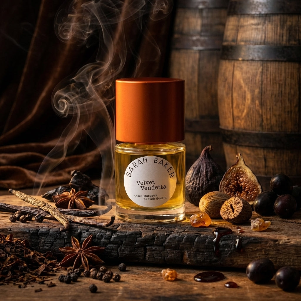 Atmospheric scene of Velvet Vendetta by Sarah Baker