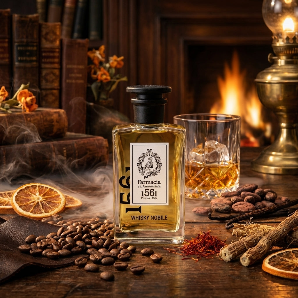Atmospheric scene of Whisky Nobile by Farmacia SS.Annunziata