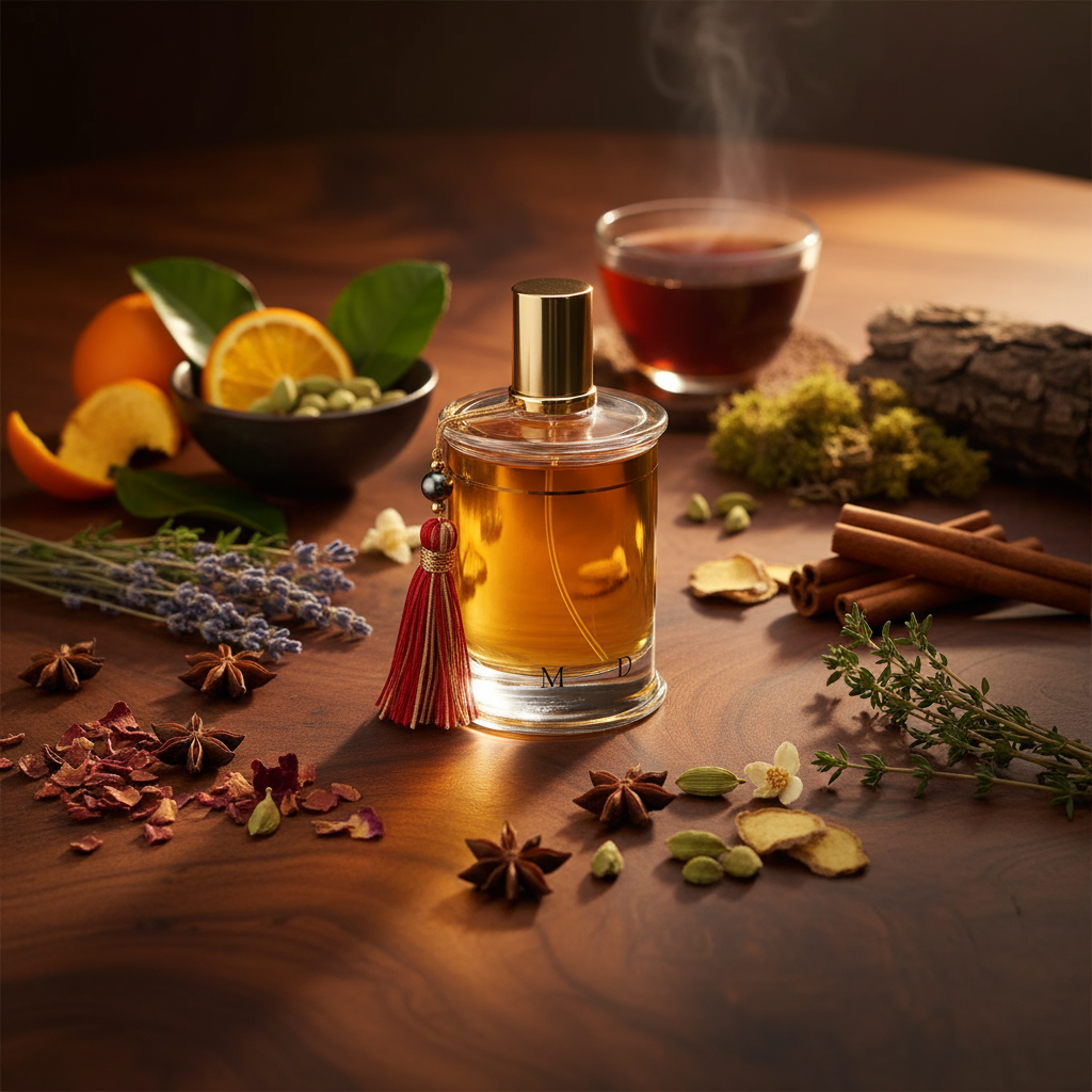 Atmospheric scene of Ambre Topkapi by Parfums MDCI