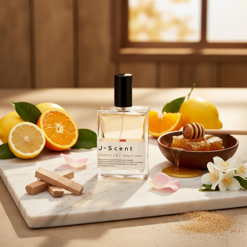 Atmospheric scene of Honey & Lemon by J-Scent