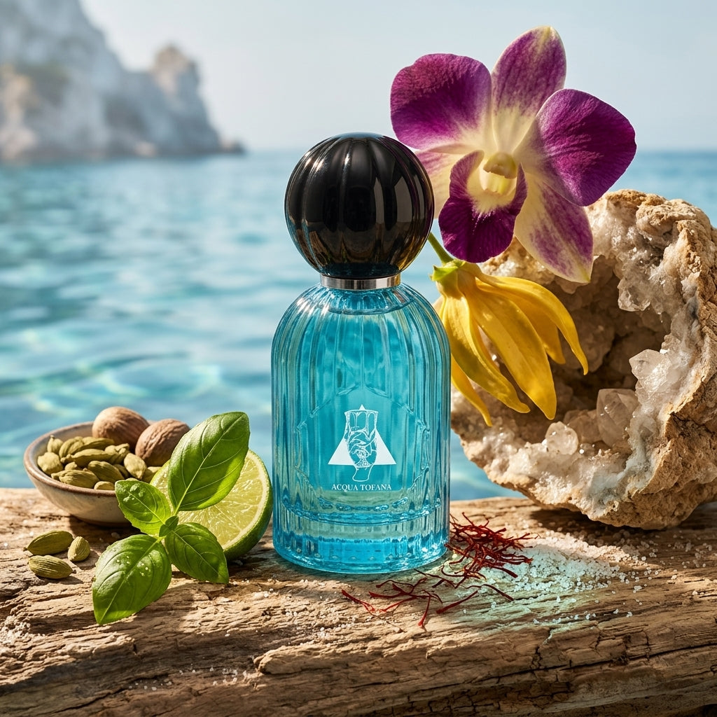 Atmospheric scene of Acqua Tofana by Les Folies Du Parfum