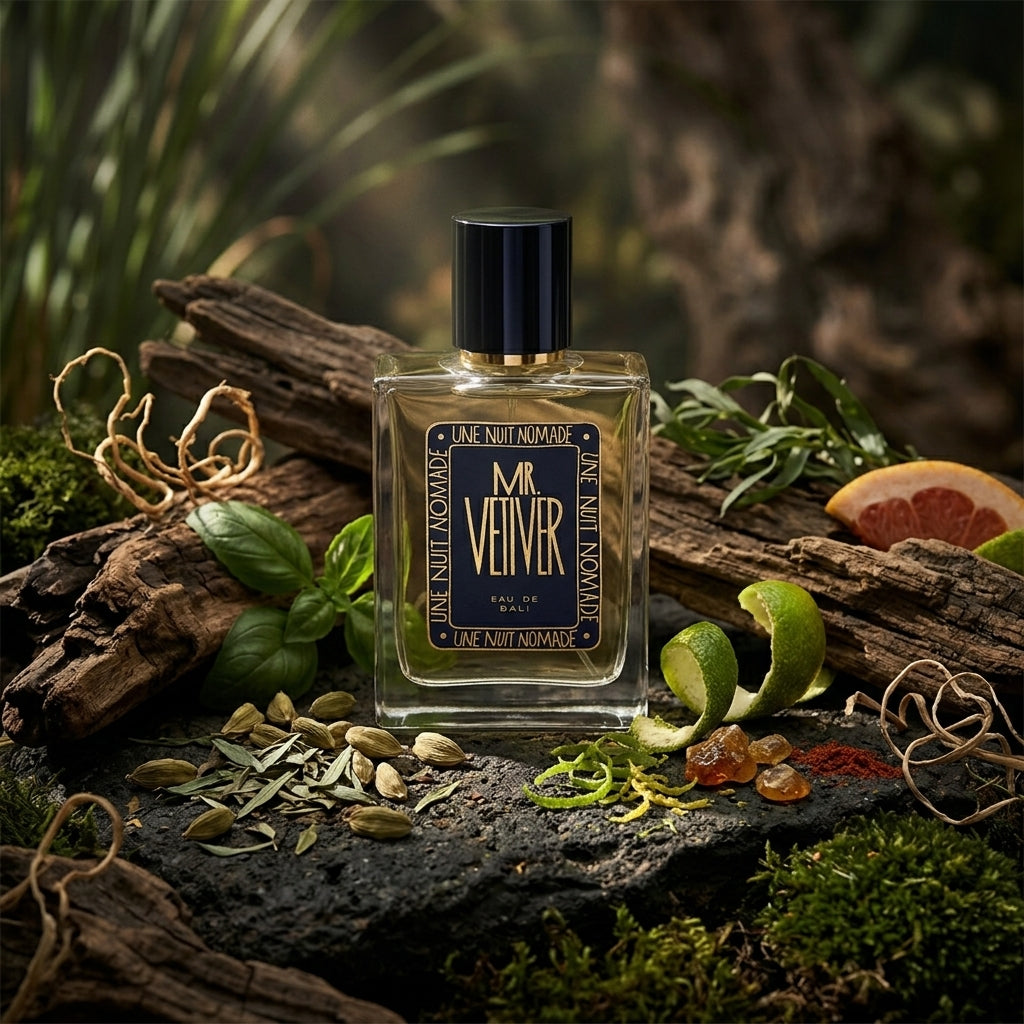Atmospheric scene of Mr Vetiver by Une Nuit Nomade