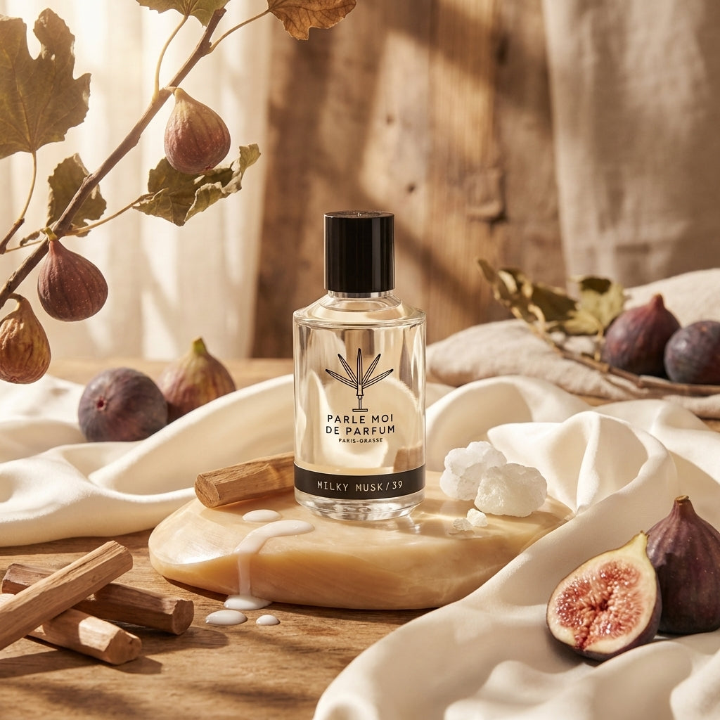 Atmospheric scene of Milky Musk/39 by Parle Moi de Parfum