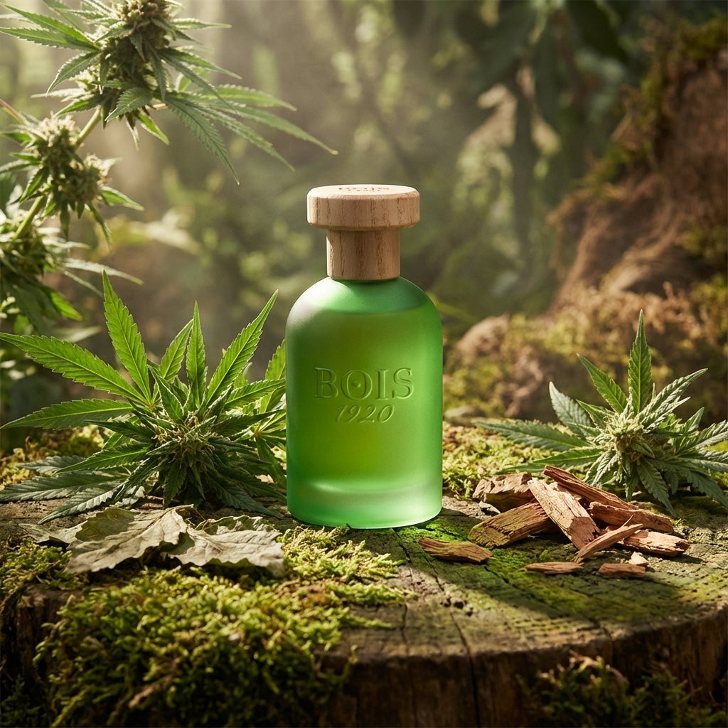 Atmospheric scene of Cannabis by Bois 1920