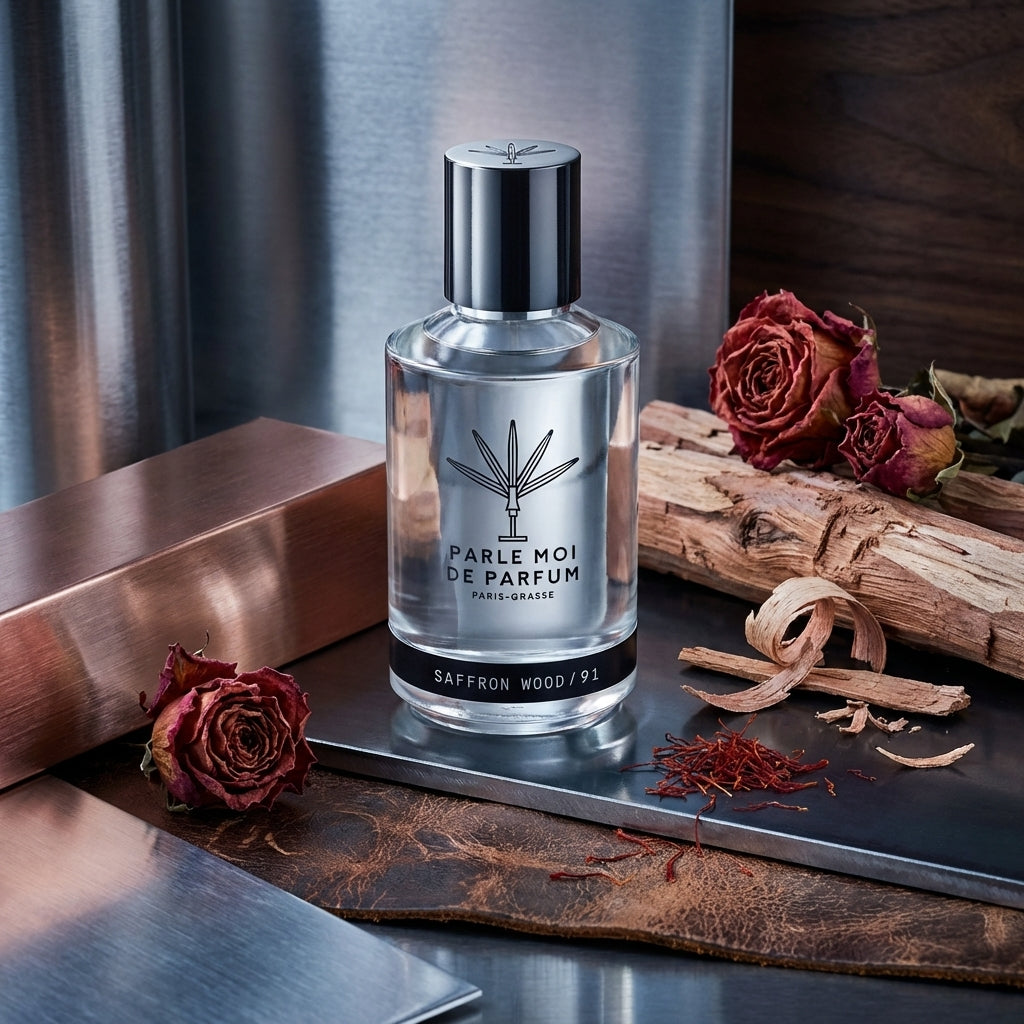 Atmospheric scene of Saffron Wood/91 by Parle Moi de Parfum