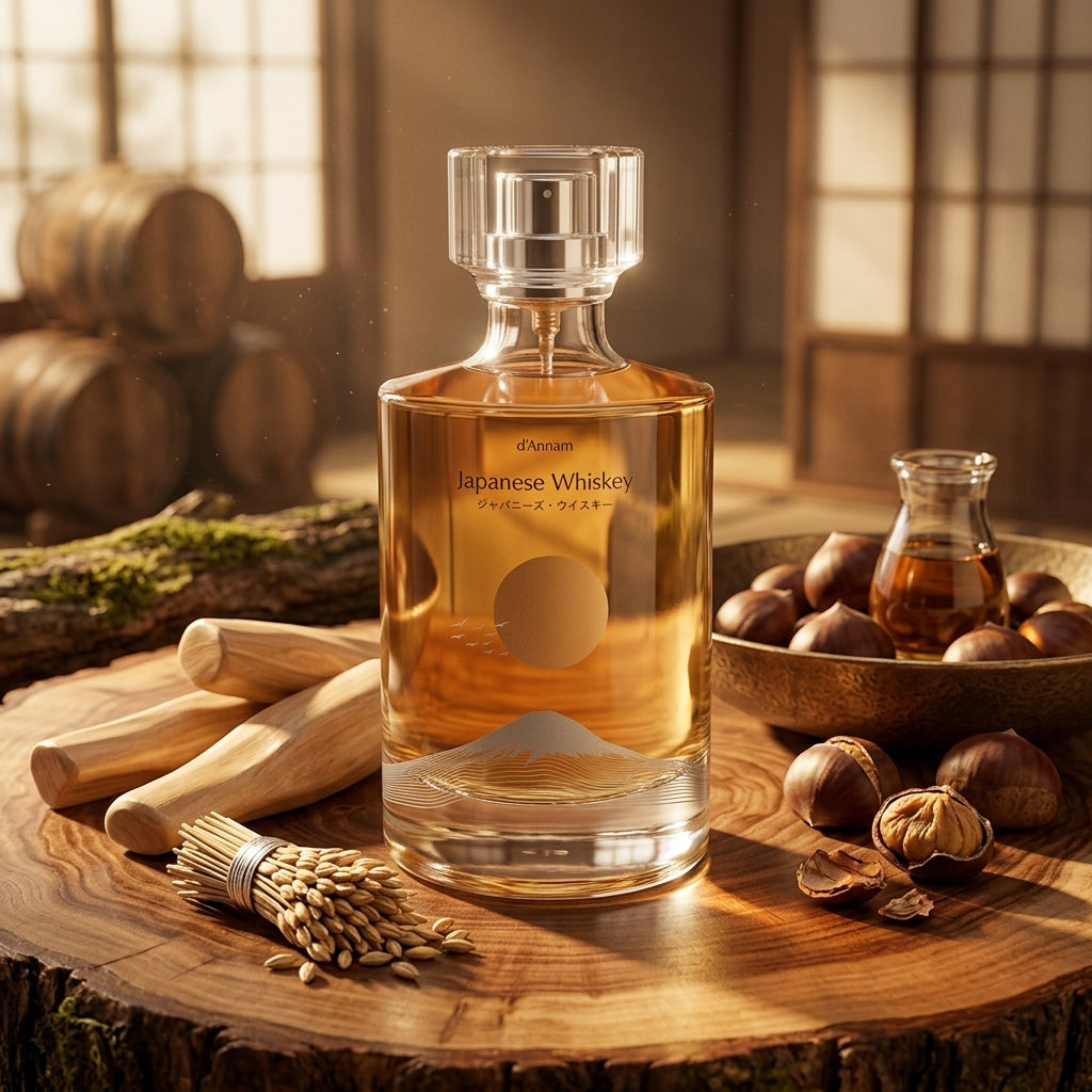 Atmospheric scene of Japanese Whiskey by d'Annam