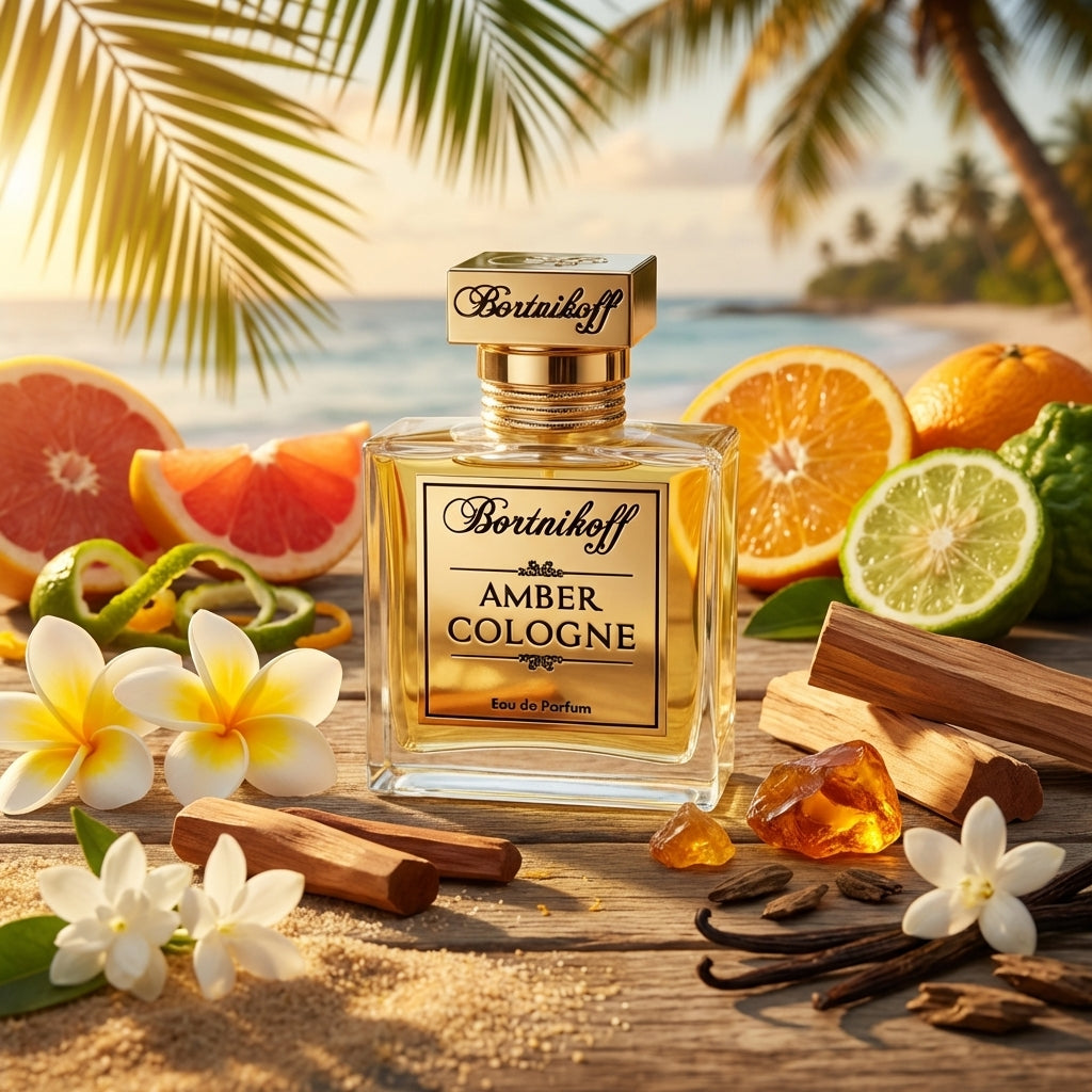 Atmospheric scene of Amber Cologne by Bortnikoff