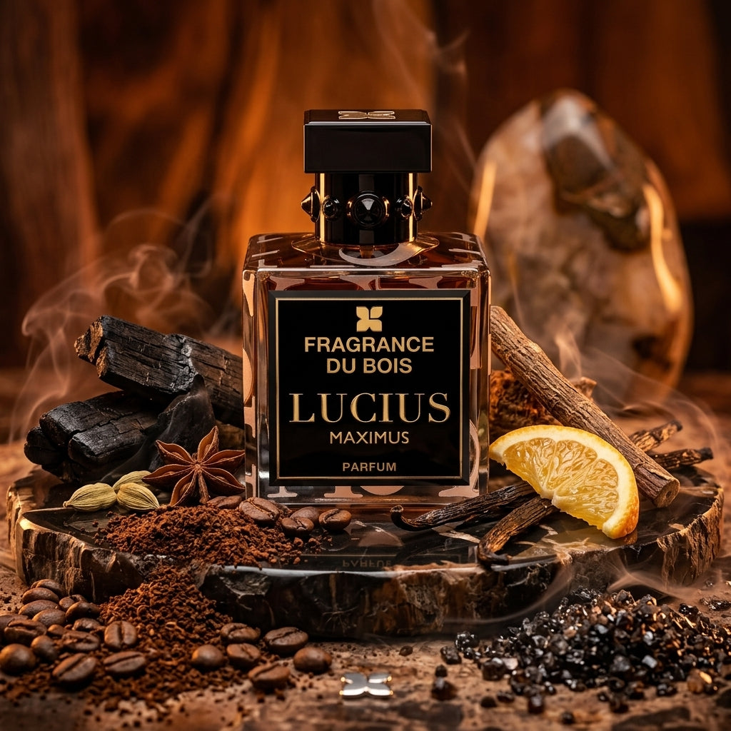 Atmospheric scene of Lucius Maximus by Fragrance Du Bois