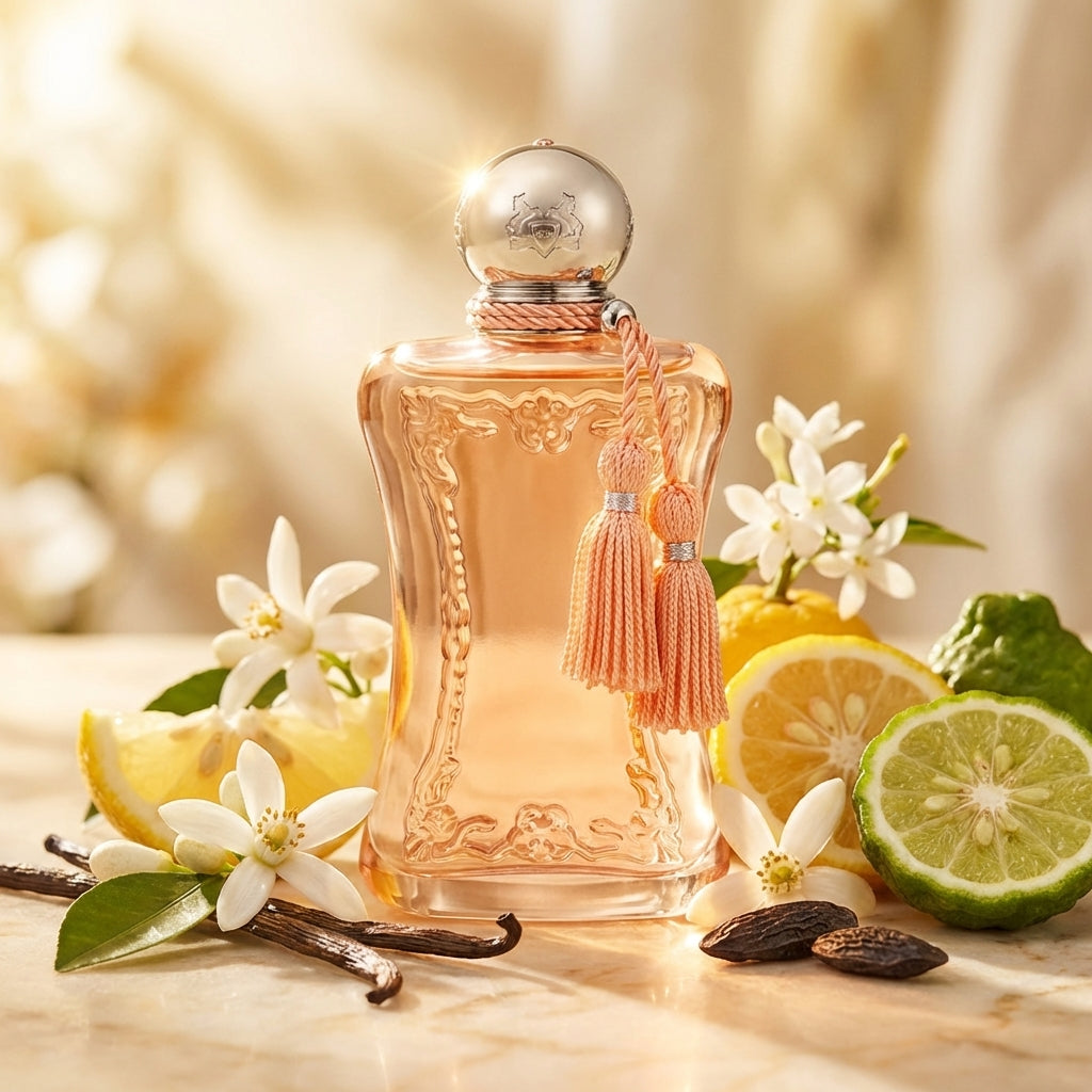 Atmospheric scene of Athénaïs by Parfums de Marly