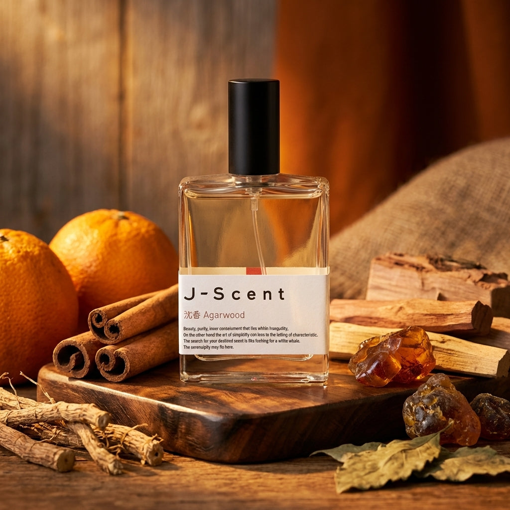 Atmospheric scene of Agarwood by J-Scent