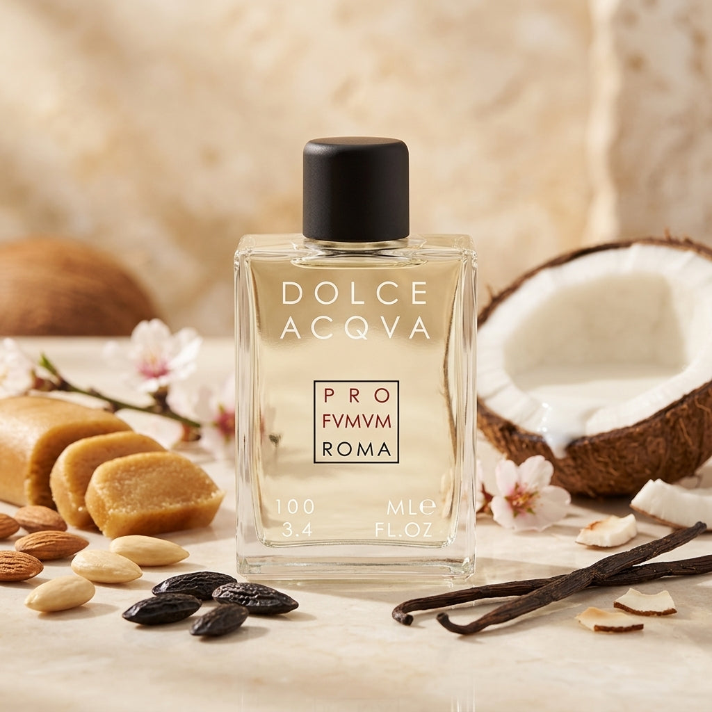 Atmospheric scene of Dolce Acqua by Profumum Roma