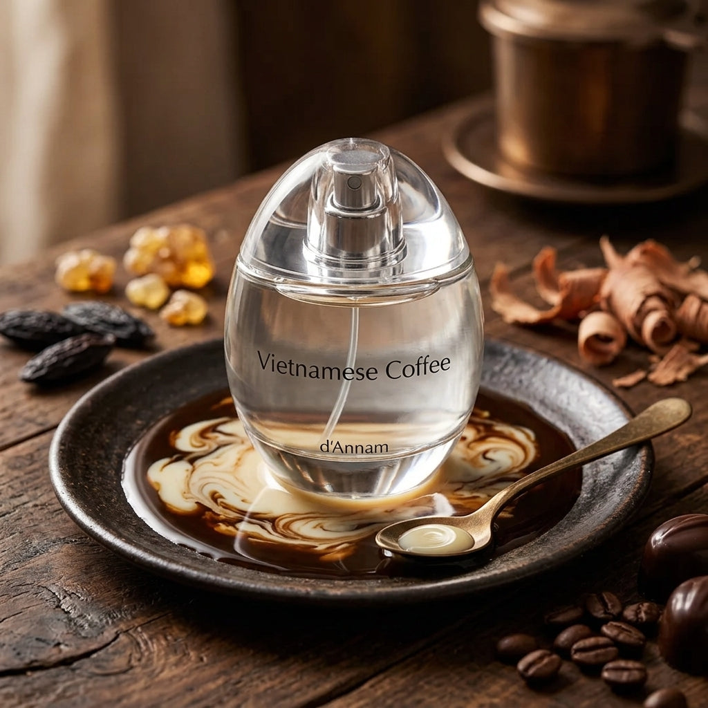 Atmospheric scene of Vietnamese Coffee by d'Annam