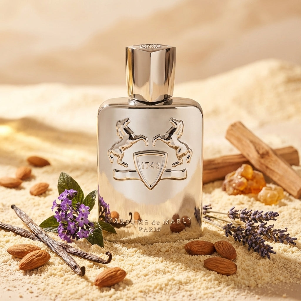 Atmospheric scene of Pegasus by Parfums de Marly