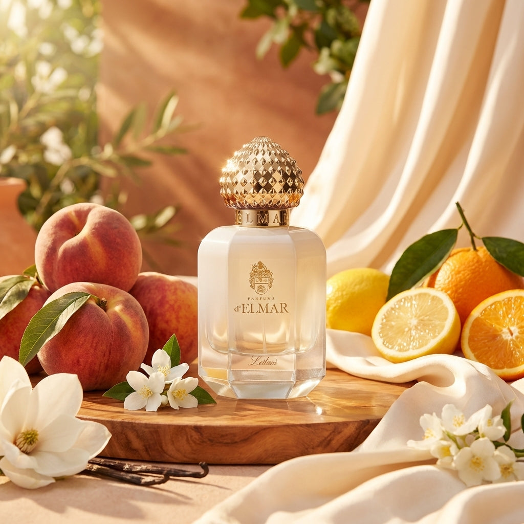 Atmospheric scene of Leilani by Parfums D'Elmar
