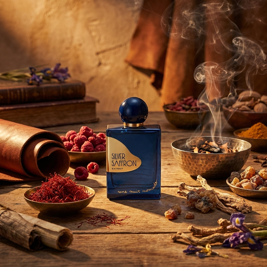 Atmospheric scene of Silver Saffron by Une Nuit Nomade