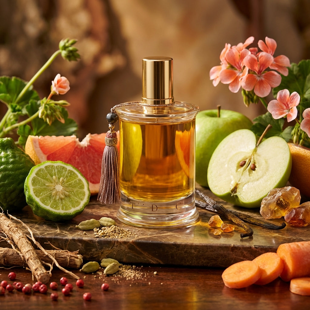 Atmospheric scene of Vétyver Messager by Parfums MDCI