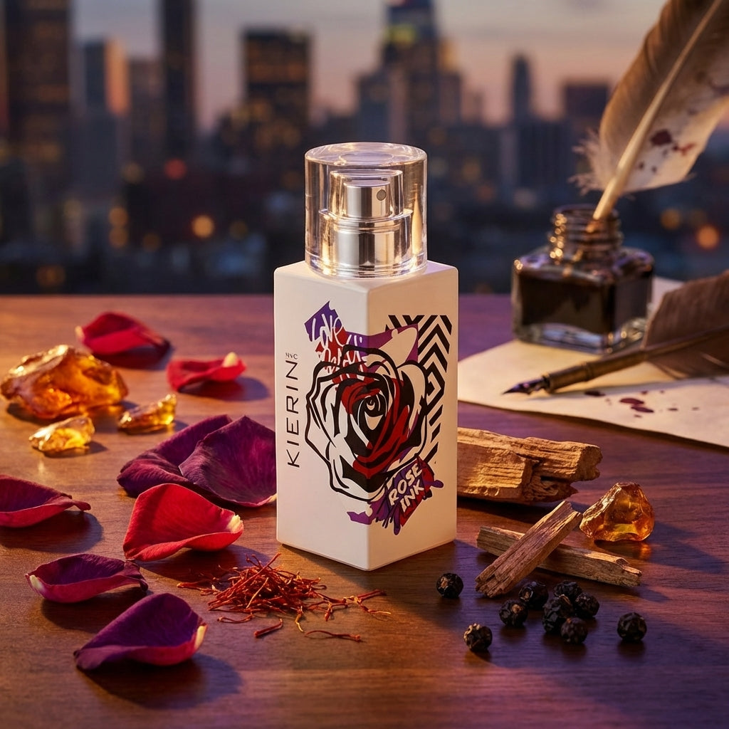 Atmospheric scene of Rose Ink by Kierin NYC