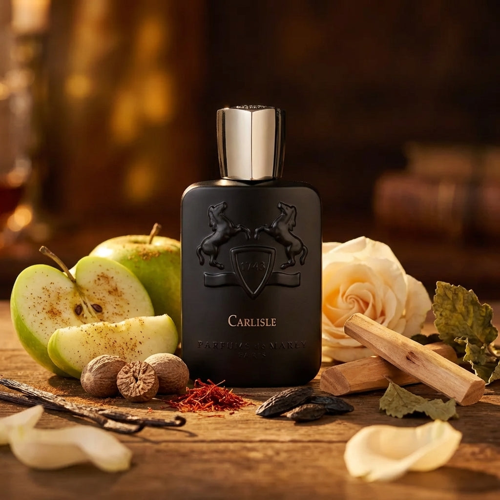 Atmospheric scene of Carlisle by Parfums de Marly