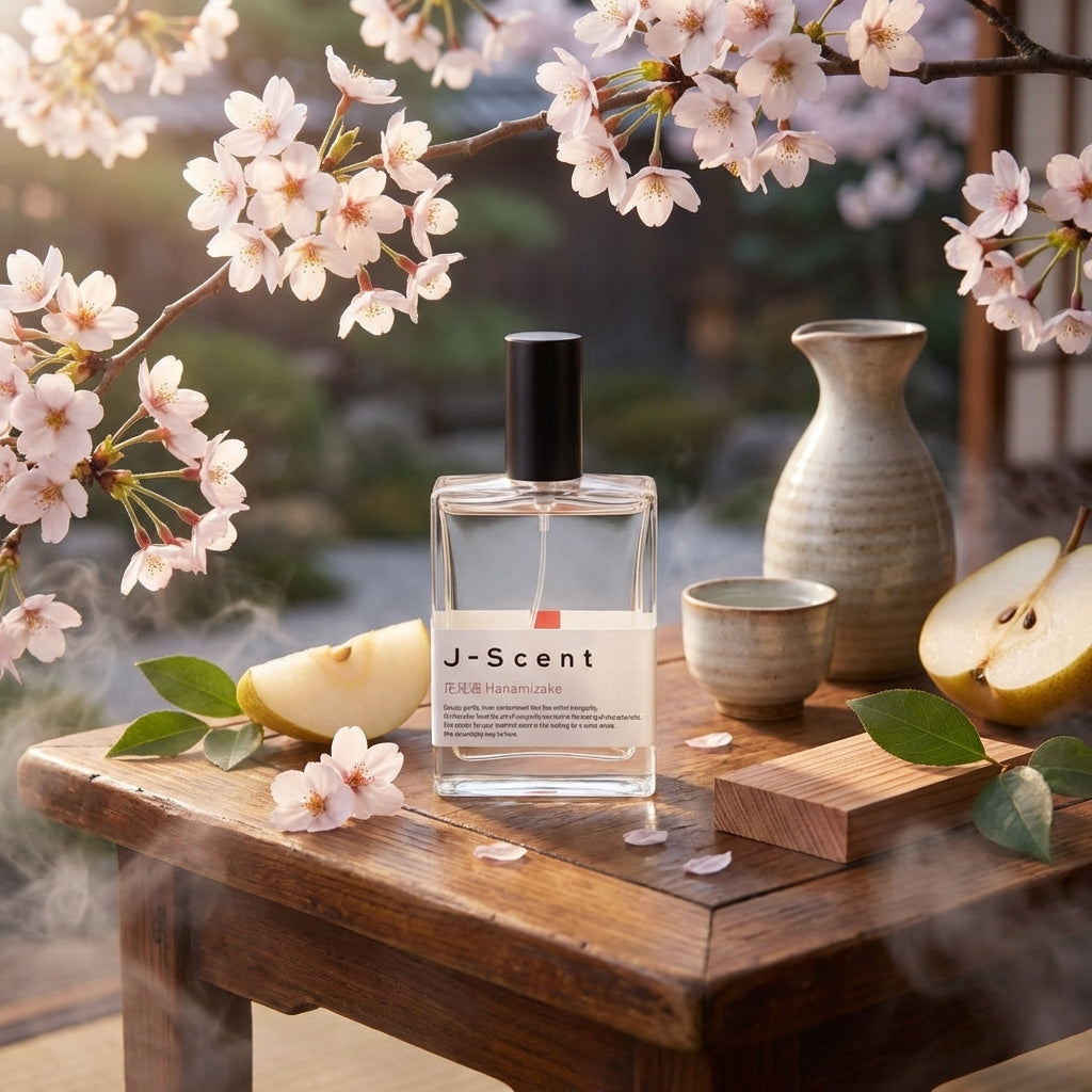 Atmospheric scene of Hanamizake by J-Scent