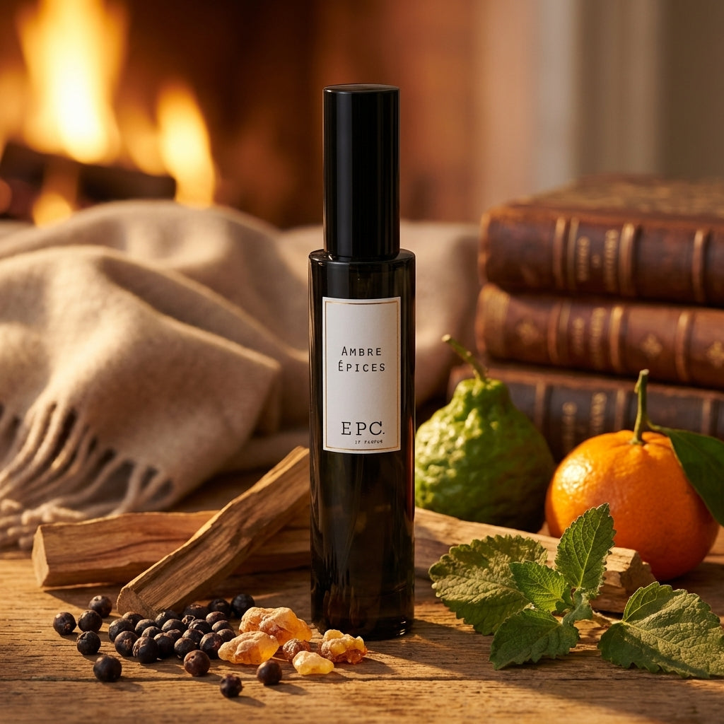 Atmospheric scene of Ambre Épices by Experimental Perfume Club