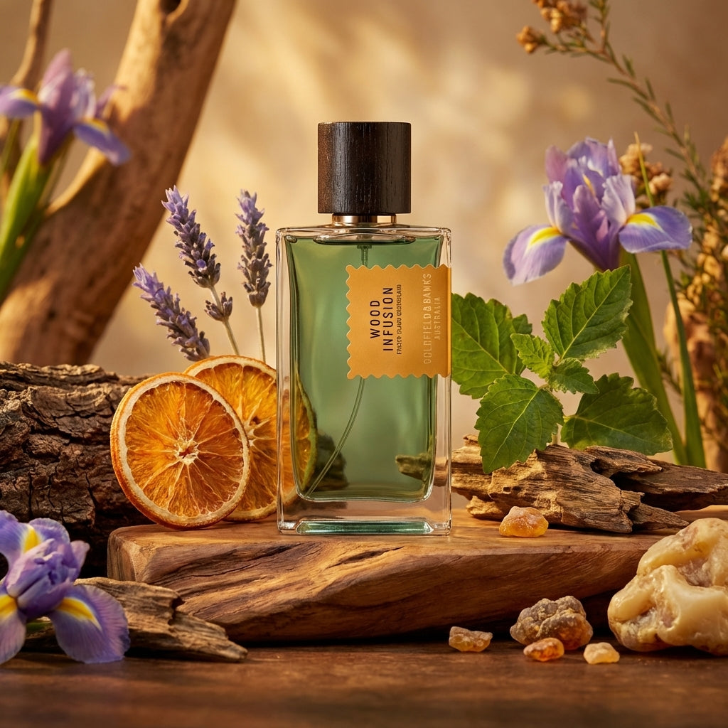 Atmospheric scene of Wood Infusion by Goldfield & Banks