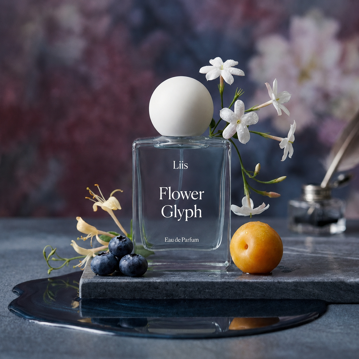Atmospheric scene of Flower Glyph by Liis