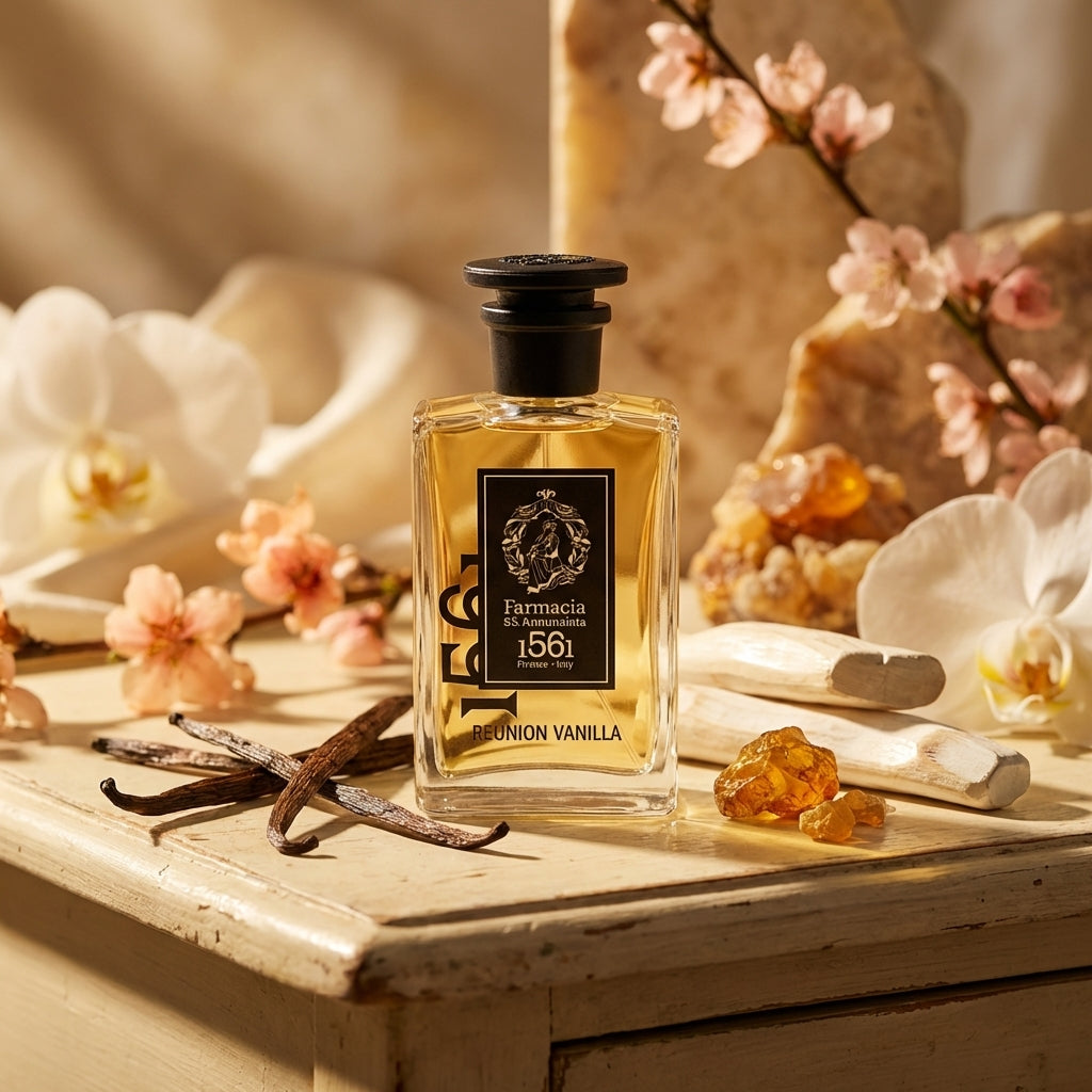 Atmospheric scene of Reunion Vanilla by Farmacia SS.Annunziata