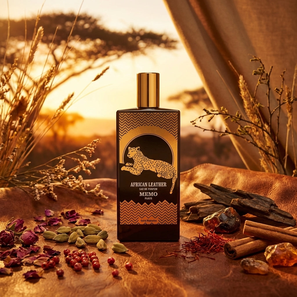 Atmospheric scene of African Leather by Memo Paris