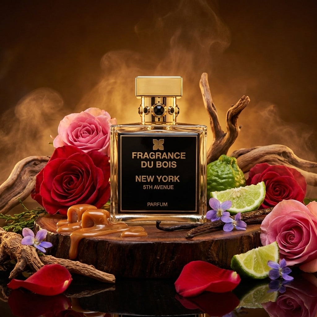 Atmospheric scene of New York 5th Avenue by Fragrance Du Bois
