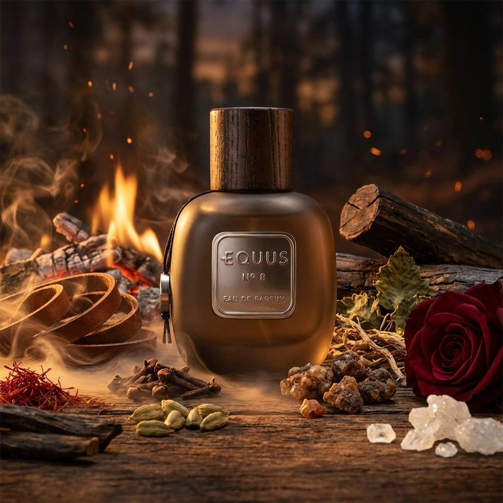 Atmospheric scene of Equus N°8 by YeYe Parfums