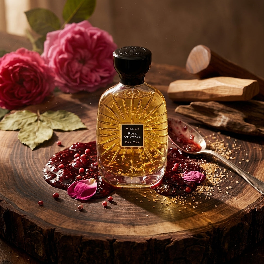 Atmospheric scene of Rose Omeyyade by Atelier des Ors