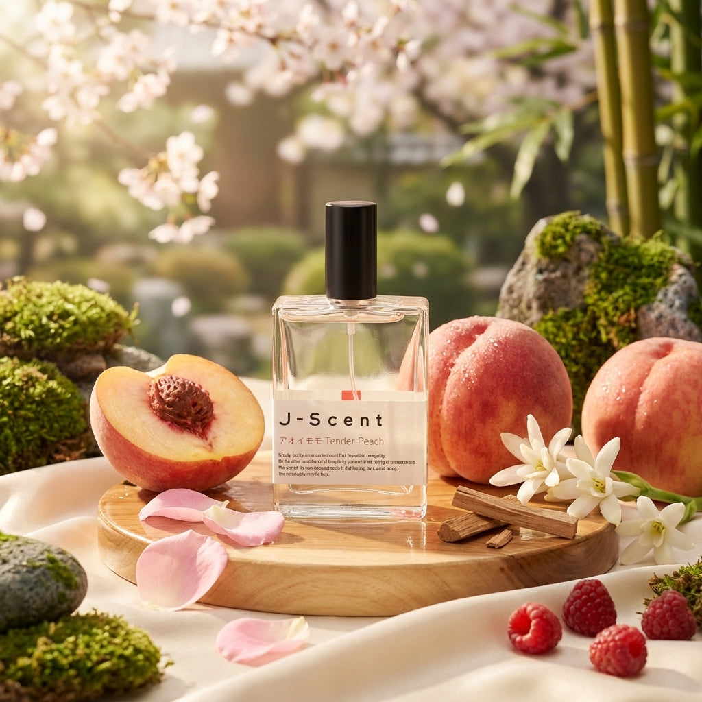Atmospheric scene of Tender Peach by J-Scent