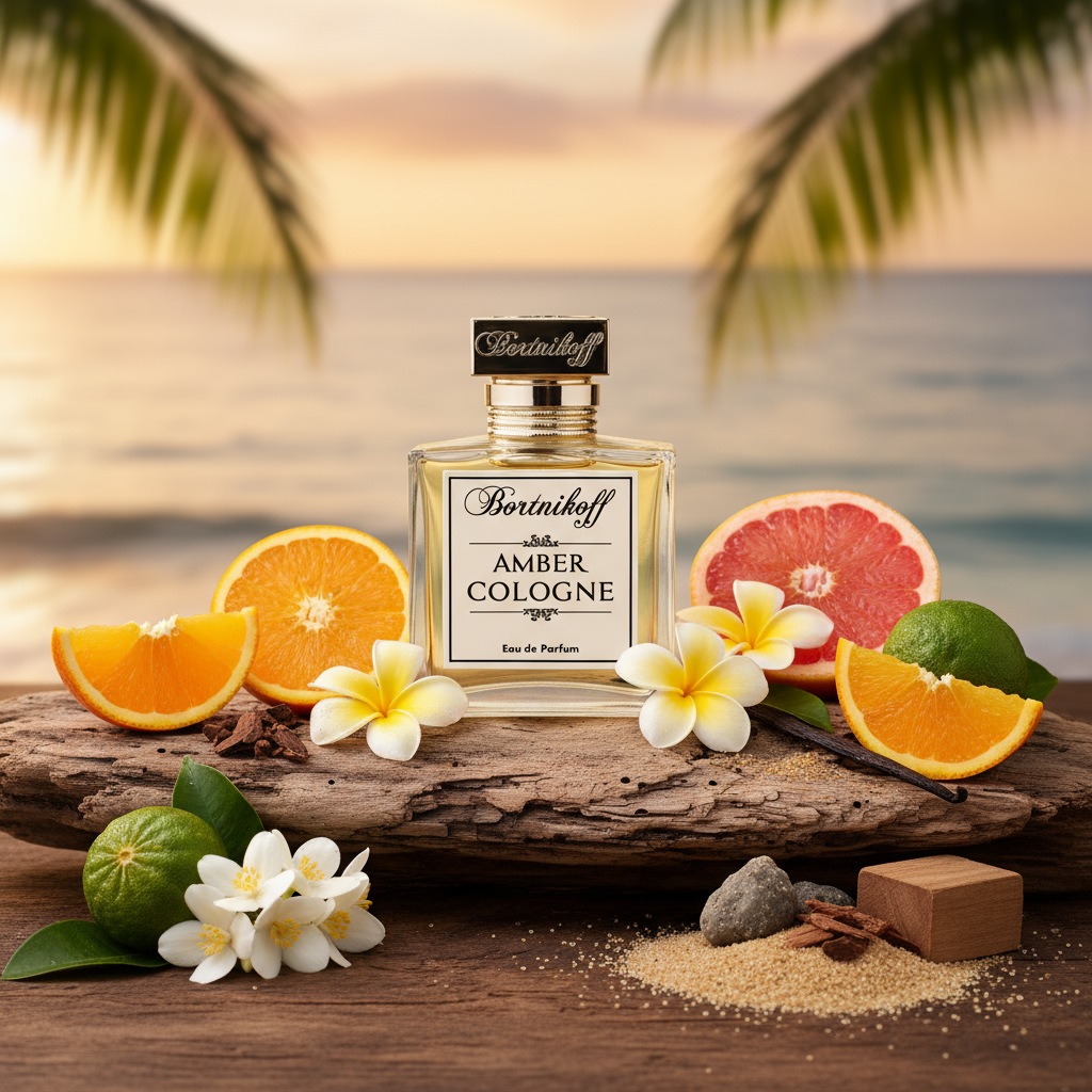 Atmospheric scene of Amber Cologne by Bortnikoff