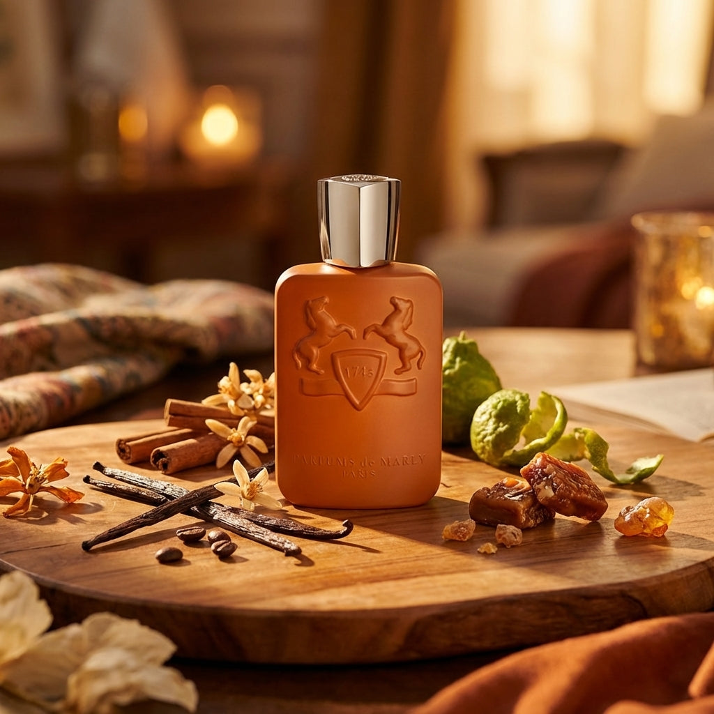 Atmospheric scene of Althair by Parfums de Marly