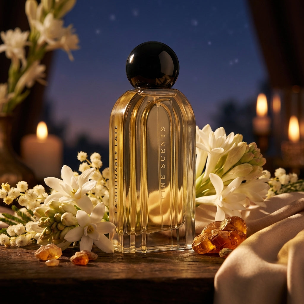 Atmospheric scene of Fashionably Late by Fine Scents