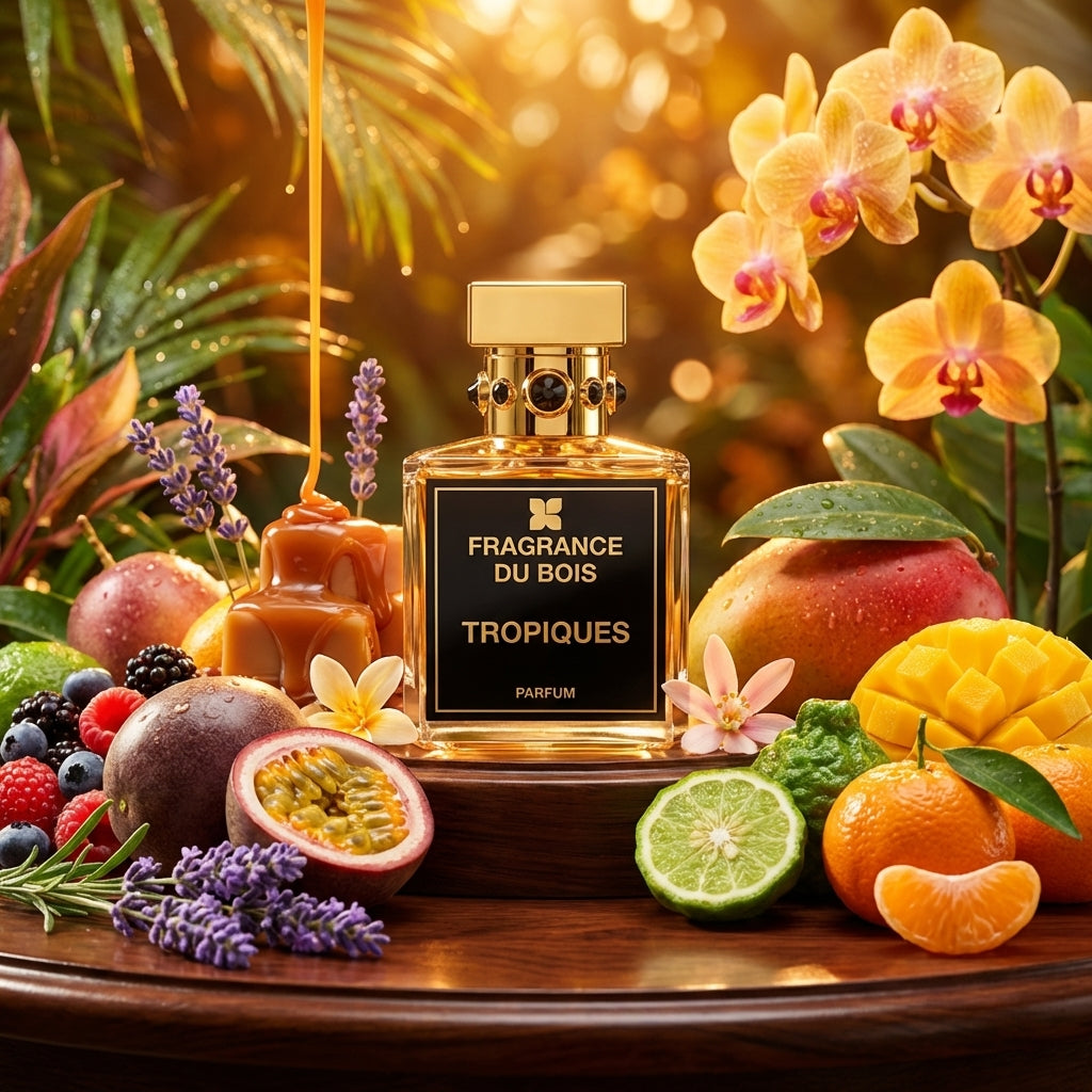 Atmospheric scene of Tropiques by Fragrance Du Bois