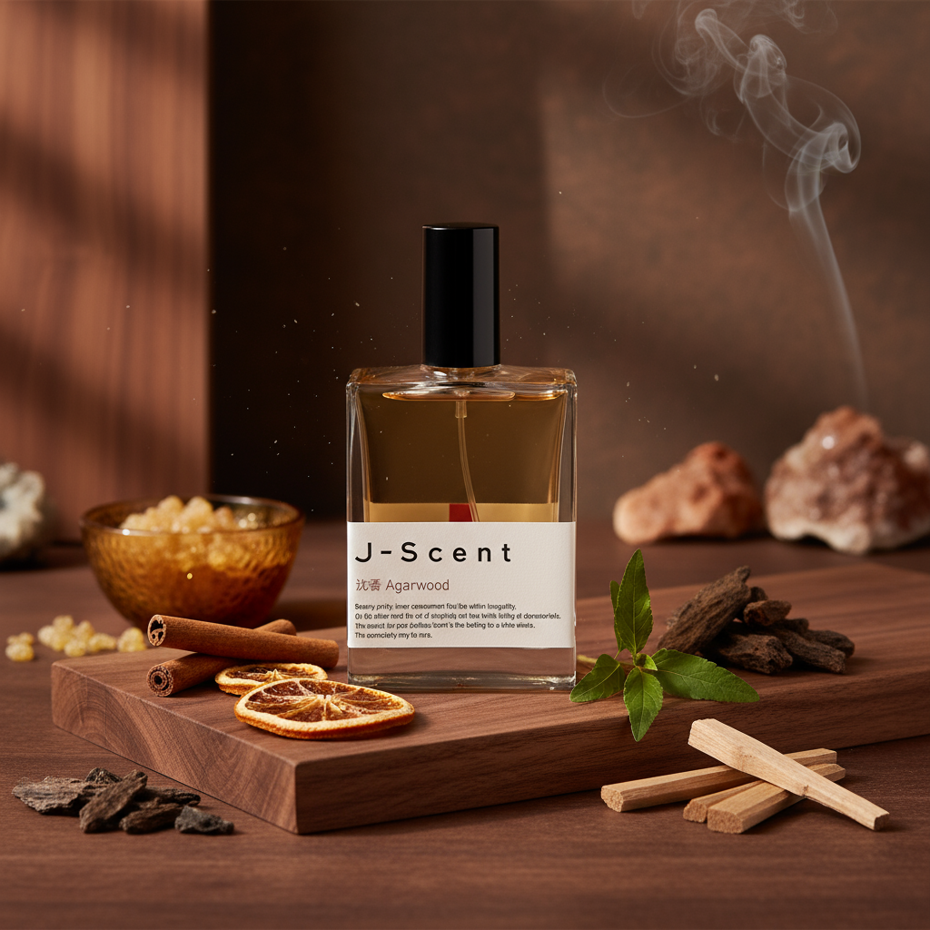 Atmospheric scene of Agarwood by J-Scent